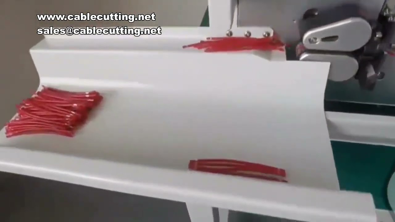 เครื่องตัดและปอกสายไฟอัตโนมัติแบบจอสัมผัส รุ่น 1-10mm² สำหรับสายไฟแกนเดี่ยว