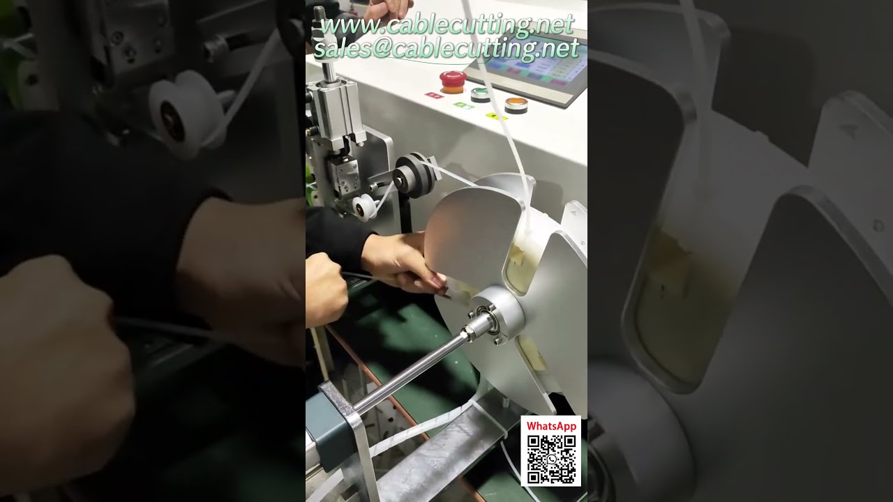 เครื่องพันสายแบนอัจฉริยะ ระบบวัดและม้วน自動อัตโนมัติ | Precision Flat Cable Winding Machine