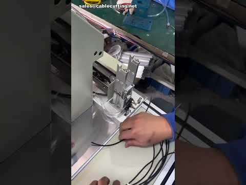 เครื่องติดฉลากพับสายไฟอัตโนมัติ Flag Label Applicator เอาชนะความท้าทายในการผลิต #โรงงาน #เครื่องจักร