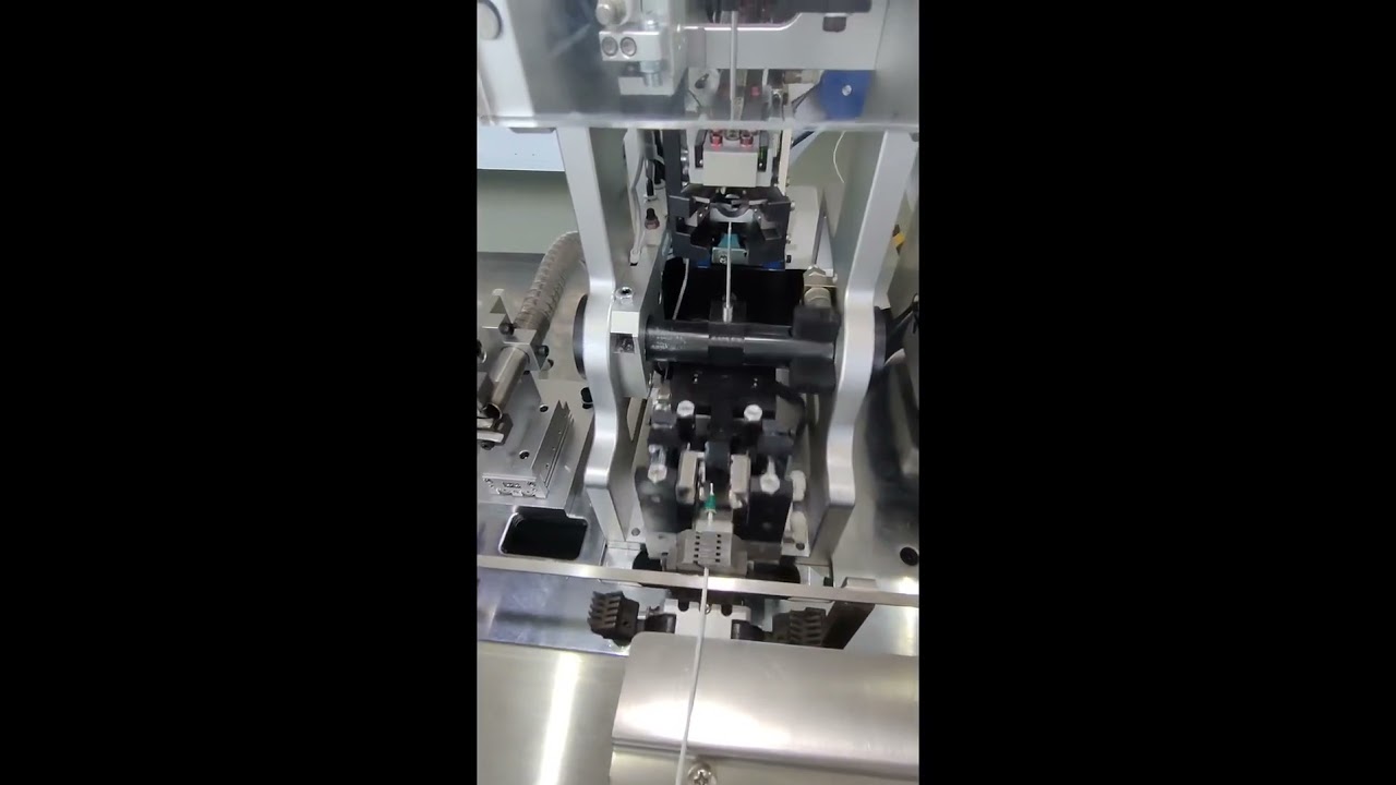 เครื่องจักรอัตโนมัติผลิตชุดสายไฟกันน้ำยานยนต์ ครบวงจร #factory #machine #copper #pipelining