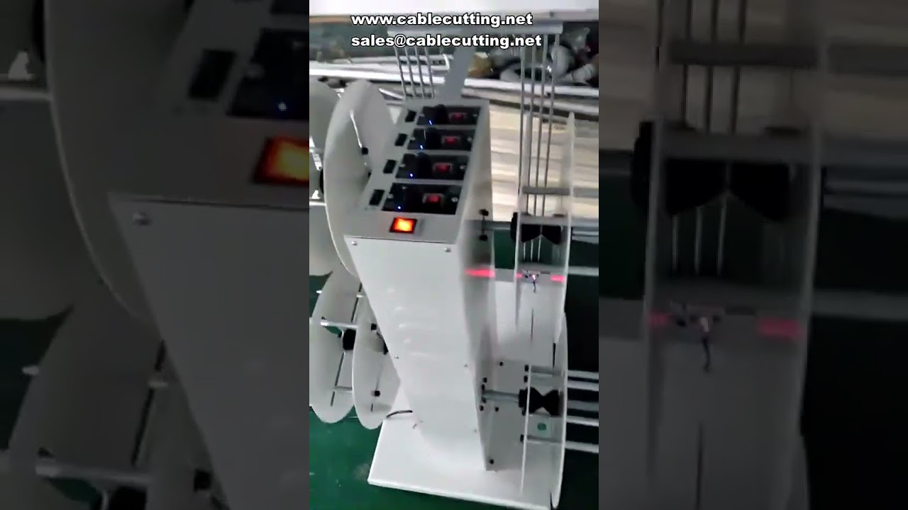 เครื่องป้อนสาย 4 แกนอัจฉริยะ ตัด ปอก และ Crimp ขั้วต่ออัตโนมัติ | 4-Axis Pay Off Machine