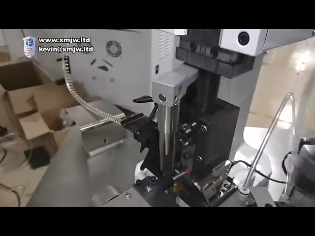 เครื่องอัดขั้วสายแบน DC (Flat Cable DC Terminal Crimping Machine) แบบอัตโนมัติ – สำหรับตัด ปอก แยก และตอกขั้วปลายเดียว