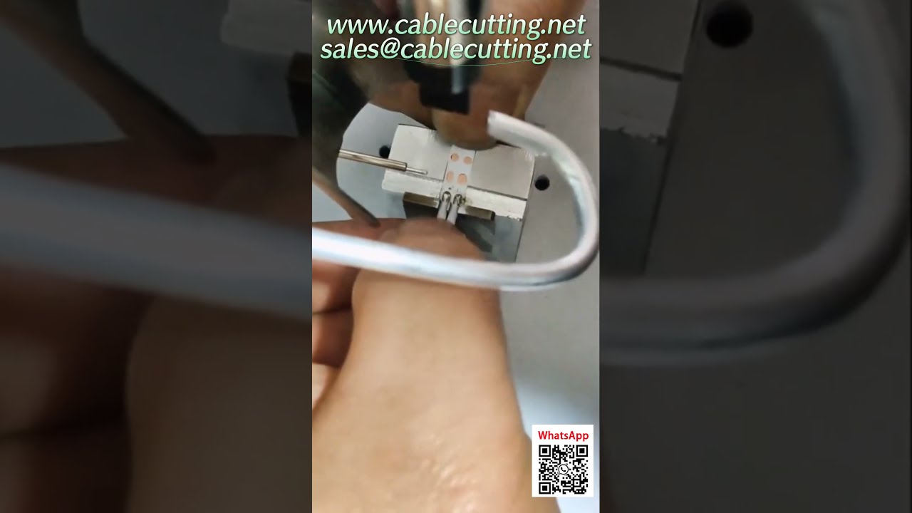 เครื่องเชื่อมกึ่งอัตโนมัติพร้อมจอ LED | เชื่อมจุดและปอกสายไฟอัตโนมัติ