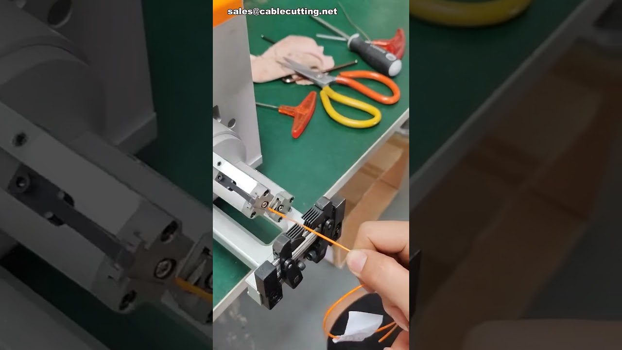 เครื่องปอกสายโคแอกเชียลสำหรับลวดหม้อแปลงไฟฟ้า | โรงงานอัตโนมัติ | DIY