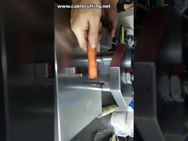 เครื่องตัดสายเคเบิล Pneumatic ตัดสาย USB อัตโนมัติแม่นยำ | Pneumatic Cable Cutting Machine