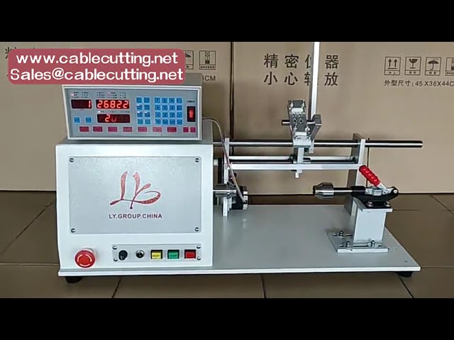 เครื่องจ่ายลวดพันขดลวดอัตโนมัติ 830 ระบบคอมพิวเตอร์ 400W สำหรับเส้นลวด 0.04-1.20 มม. คุณภาพสูง