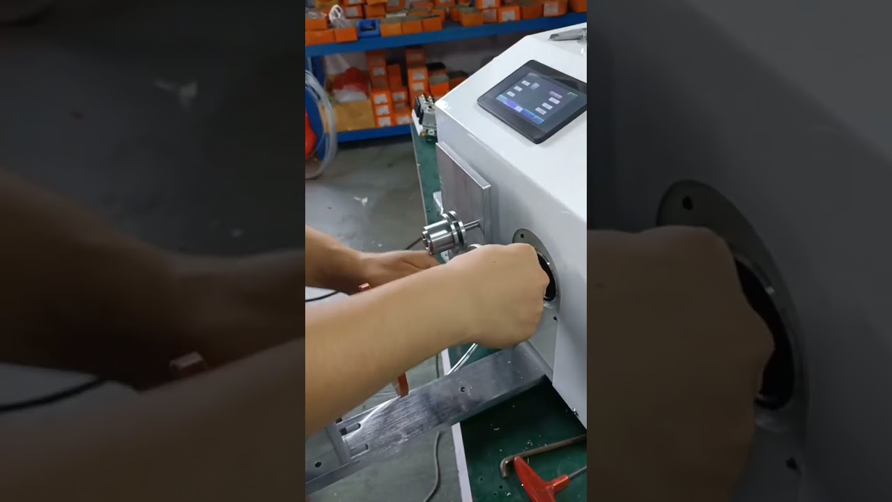 เครื่องม้วนสายข้อมูลอัตโนมัติ (Data Cable Winding Machine) | ประสิทธิภาพสูงในโรงงาน #เครื่องม้วนสาย #โรงงานอัตโนมัติ