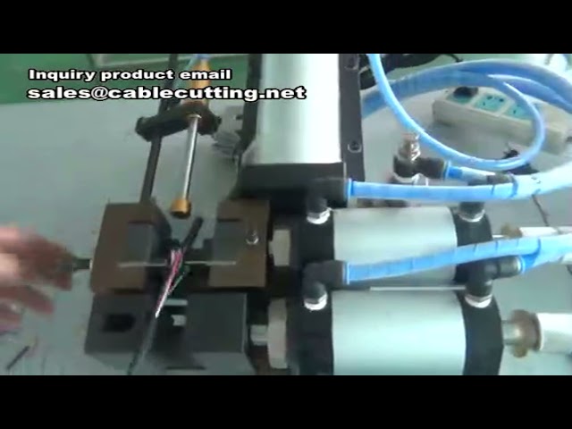 เครื่องปอกสายไฟระบบนิวเมติกและไฟฟ้า | เครื่องลอกฉนวนสายไฟอัตโนมัติประสิทธิภาพสูง