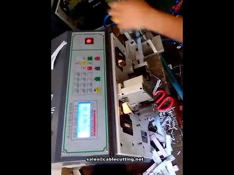 เครื่องตัดสายแบนและปอกสายไฟอัตโนมัติ | Flat ribbon cable cutting machine