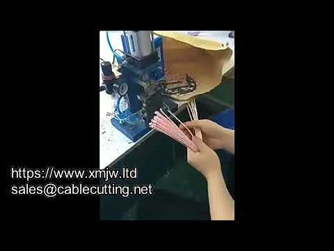 เครื่องปอกสายไฟลมอัตโนมัติ WPM-150a ปอกสายหลายแกนและสายแบน ทำงานไว ประสิทธิภาพสูง