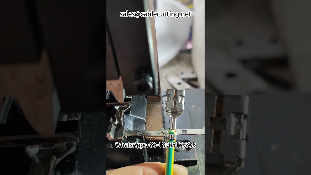 เครื่องขึ้นรูปขั้วต่อสายไฟ Terminal Mould | เครื่องจักรผลิตชุดสายไฟ #HarnessEquipment #CableStrippingMachine