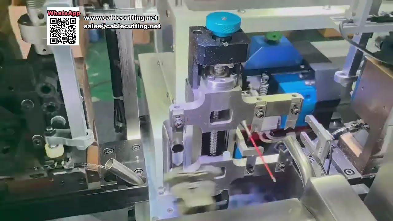 เครื่องตัดและ Crimp สายไฟอัตโนมัติ Full Servo หัวคู่ประสิทธิภาพสูง รุ่น Single Wire