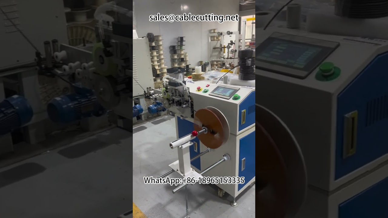 เครื่องนับเมตรและม้วนสายไฟอัตโนมัติ สำหรับรีลใหญ่และเล็ก นับเมตร ม้วน ตัด สายไฟ